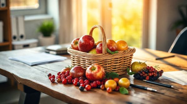 Boostez la productivité au travail avec des paniers de fruits