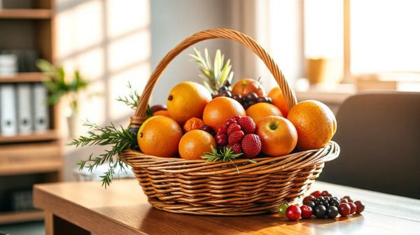 Boostez la productivité au travail avec des paniers de fruits