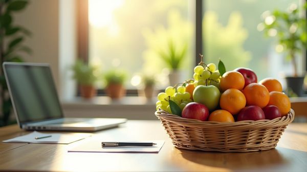Offrez des paniers de fruits au bureau pour le bien-être des équipes